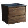 База под раковину Vincea  Gio 600 подвесная, 2 выкатных ящика soft-close, C.Oak