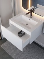 Тумба под раковину 65 см, Uperwood Parma Premium, белая