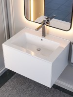 Тумба под раковину 65 см, Uperwood Parma Premium, белая