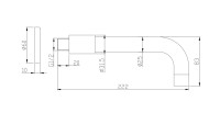 Излив для ваны и раковины BelBagno BB-SFR-IN