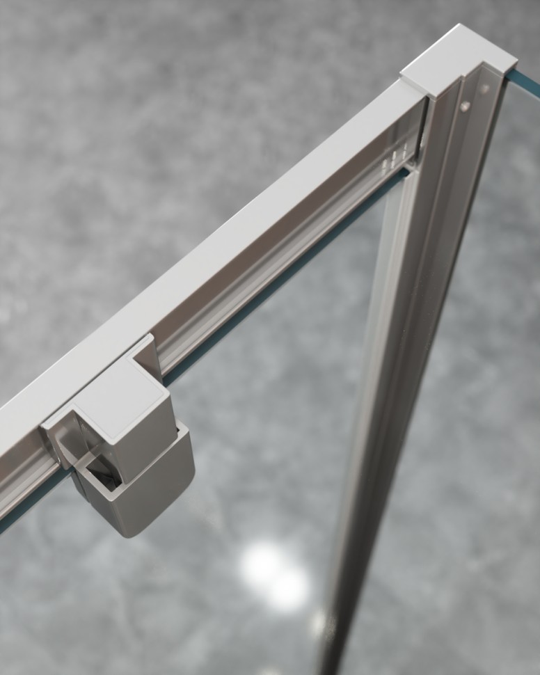 Душевой уголок П-ОБРАЗНЫЙ CEZARES MOLVENO-BA2-80/90-C-Cr-IV