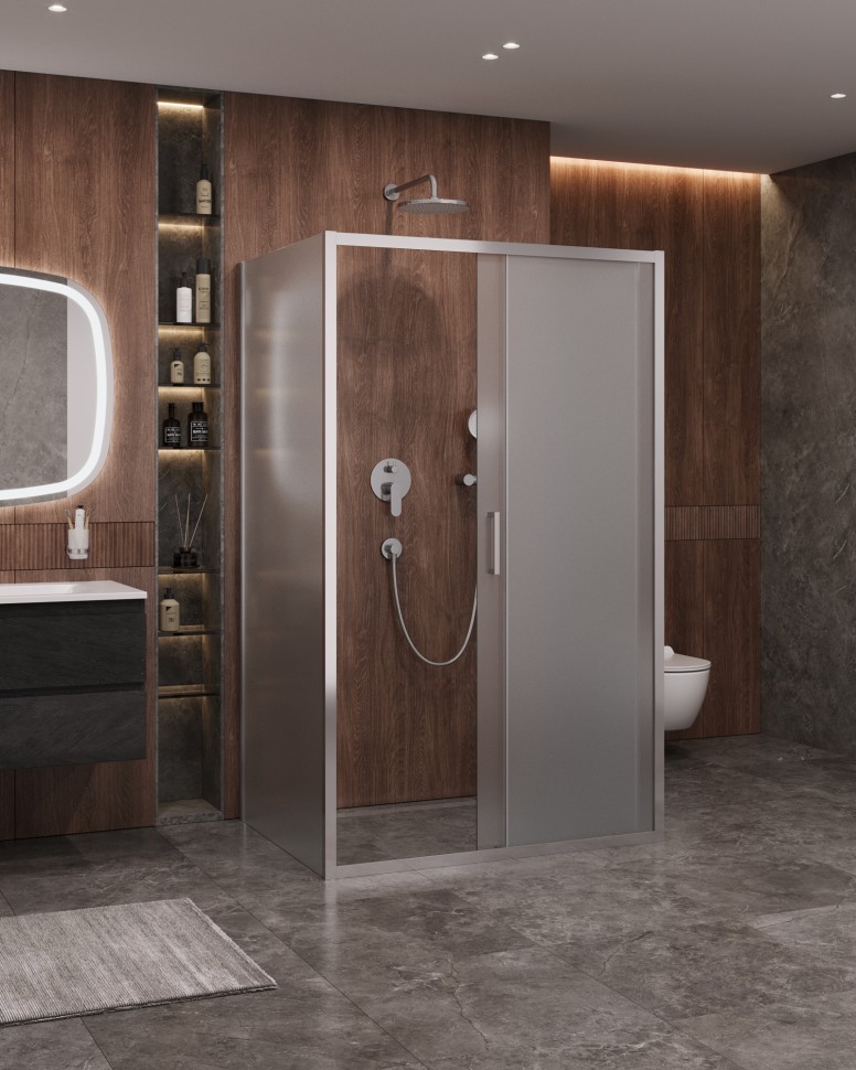 Душевой уголок CEZARES MOLVENO-AH-12-150/90-P-Cr