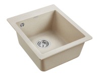 Мойка KANTE 40, IT-GRANIT, PM104249-BE, бежевый, 415х490 мм, Paulmark