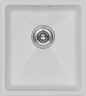 Мойка LUMI 41UNI, IT-GRANIT, LU41-WH, белый, 410х460, Paulmark