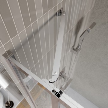 Душевой уголок BelBagno LUCE-AH-22-145/120-C-Cr