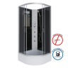 Душевая кабина Niagara Classic NG-3502-14BKG (100х100х200) средний поддон(26см),стекло тонированное,4 места