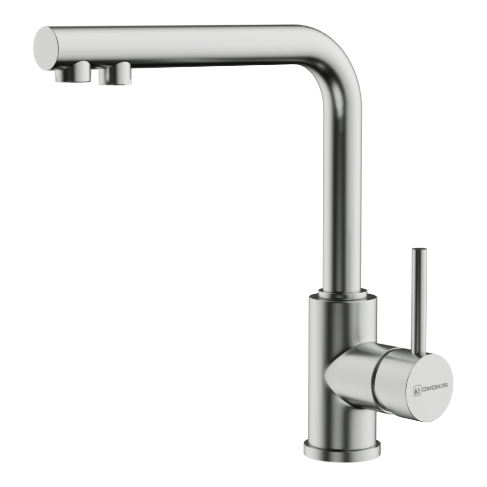 Смеситель для кухни Omoikiri Nakagawa 2 Plus-BN латунь/нержавеющая сталь