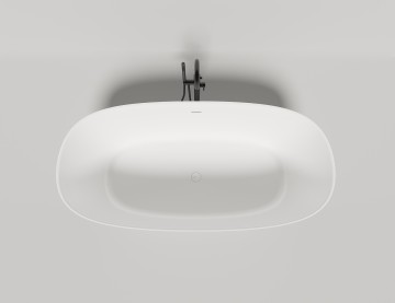 Ванна отдельностоящая SOFIA 185x90 покраска по RAL полностью S-Stone Матовое