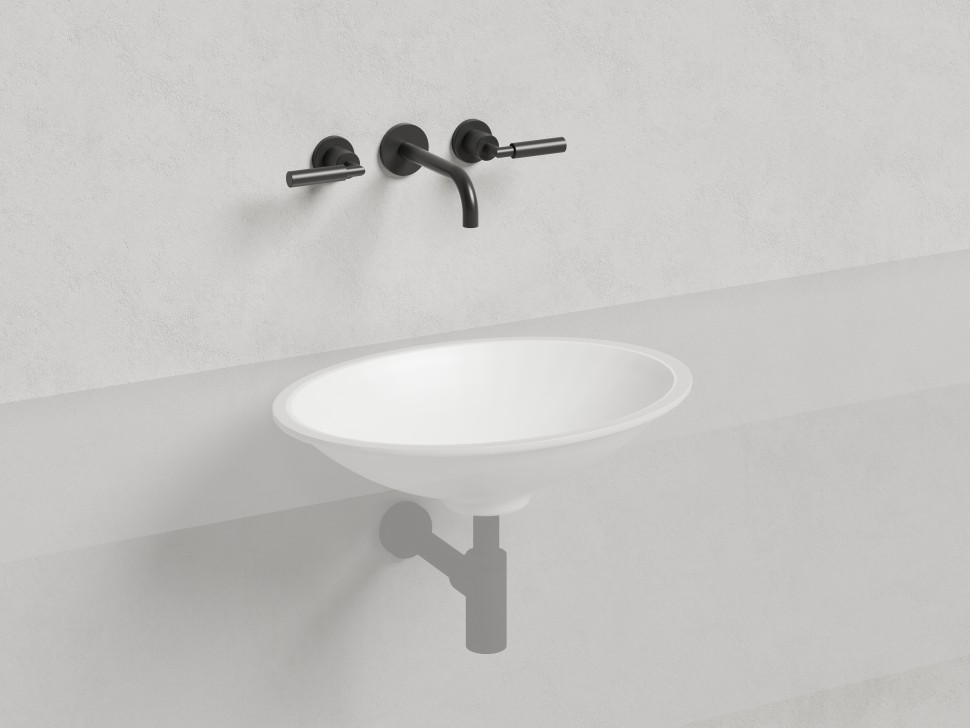Раковина встраиваемая MAREA 11 550х400х135 S-Sense Глянцевое