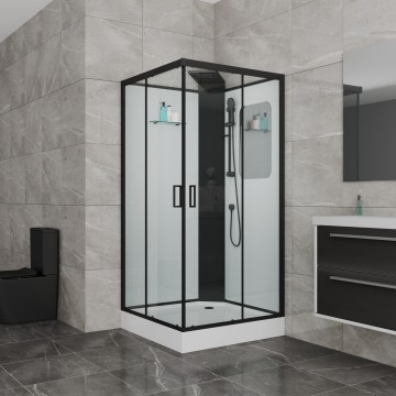 Душевая кабина Grossman Elegans GR250Q (100х100х217) дверь раздвижная,5 мест