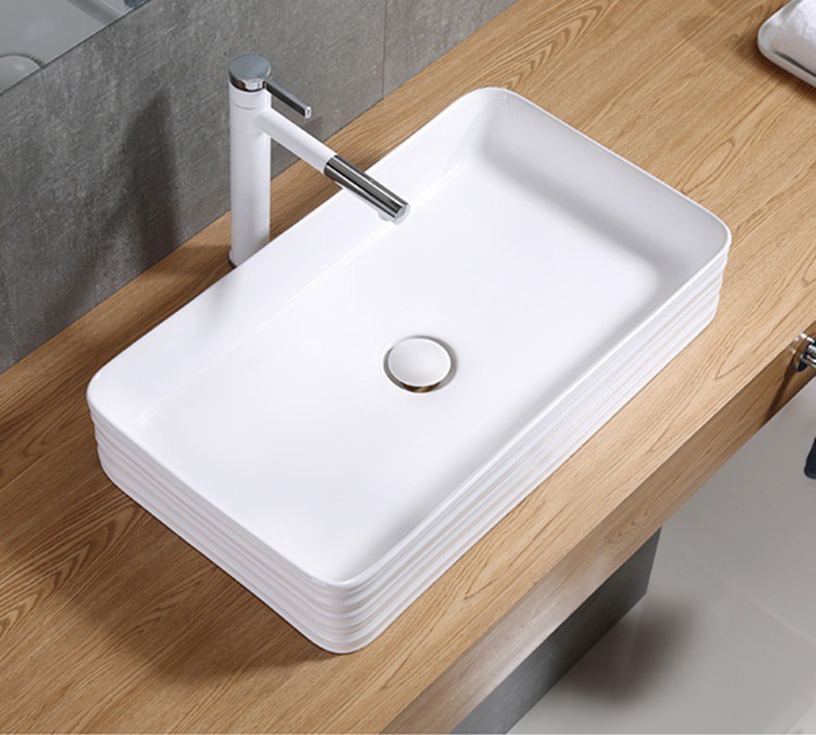 Умывальник CeramaLux W1531-D1408