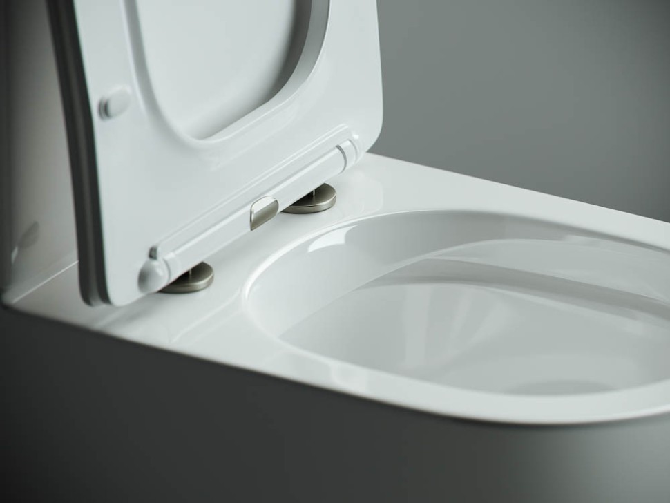 Напольная пристенная чаша унитаза METROPOL Rimless CN4001-B Ceramicanova