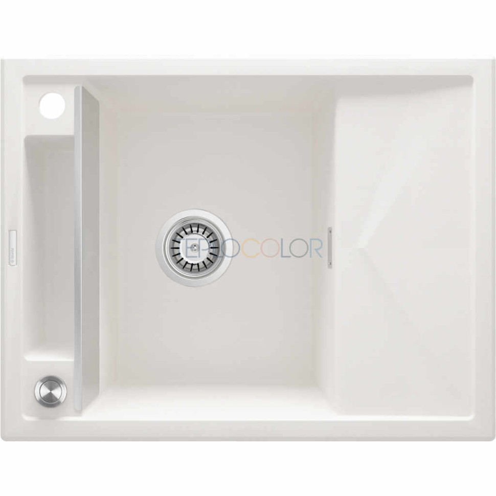 Гранитная мойка - магнитная, 1-чаша с осушкой