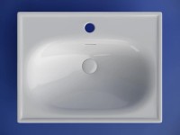Раковина накладная CERAMICANOVA Sabo с отверстием под смеситель 600x460x130 белый