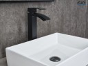 Смеситель высокий для раковины Gid Victoria L120-BM-D L120BMD черный матовый