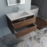 База под раковину Vincea  Gio 800 подвесная, 2 выкатных ящика soft-close, C.Oak