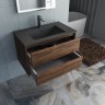 База под раковину Vincea  Gio 800 подвесная, 2 выкатных ящика soft-close, C.Oak