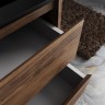 База под раковину Vincea  Gio 800 подвесная, 2 выкатных ящика soft-close, C.Oak