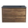 База под раковину Vincea  Gio 800 подвесная, 2 выкатных ящика soft-close, C.Oak