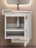 Тумба под раковину в ванную Uperwood Aurora 50 см, белый матовый