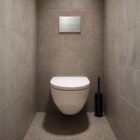 Кнопка смыва IBERICA BLANCA INOX-S нержавеющая сталь, хром матовый (IB.B016.01)