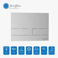 Кнопка смыва IBERICA BLANCA INOX-S нержавеющая сталь, хром матовый (IB.B016.01)