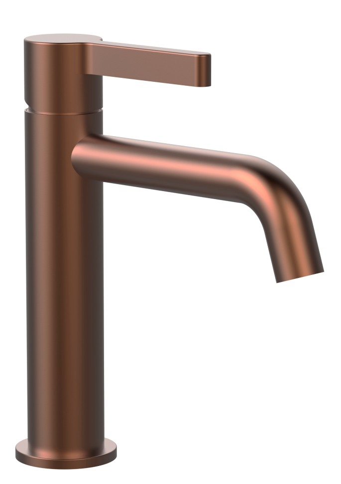 Смеситель для раковины Вилла (Villa) VBF-1VL1BC однорычажный, брашированная медь