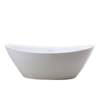 Ванна акриловая Vincea VBT-203, 1800*850*650, цвет белый, щелевой перелив