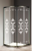 Душевой уголок CEZARES GIUBILEO-R-2-90-SCORREVOLE-C-Br