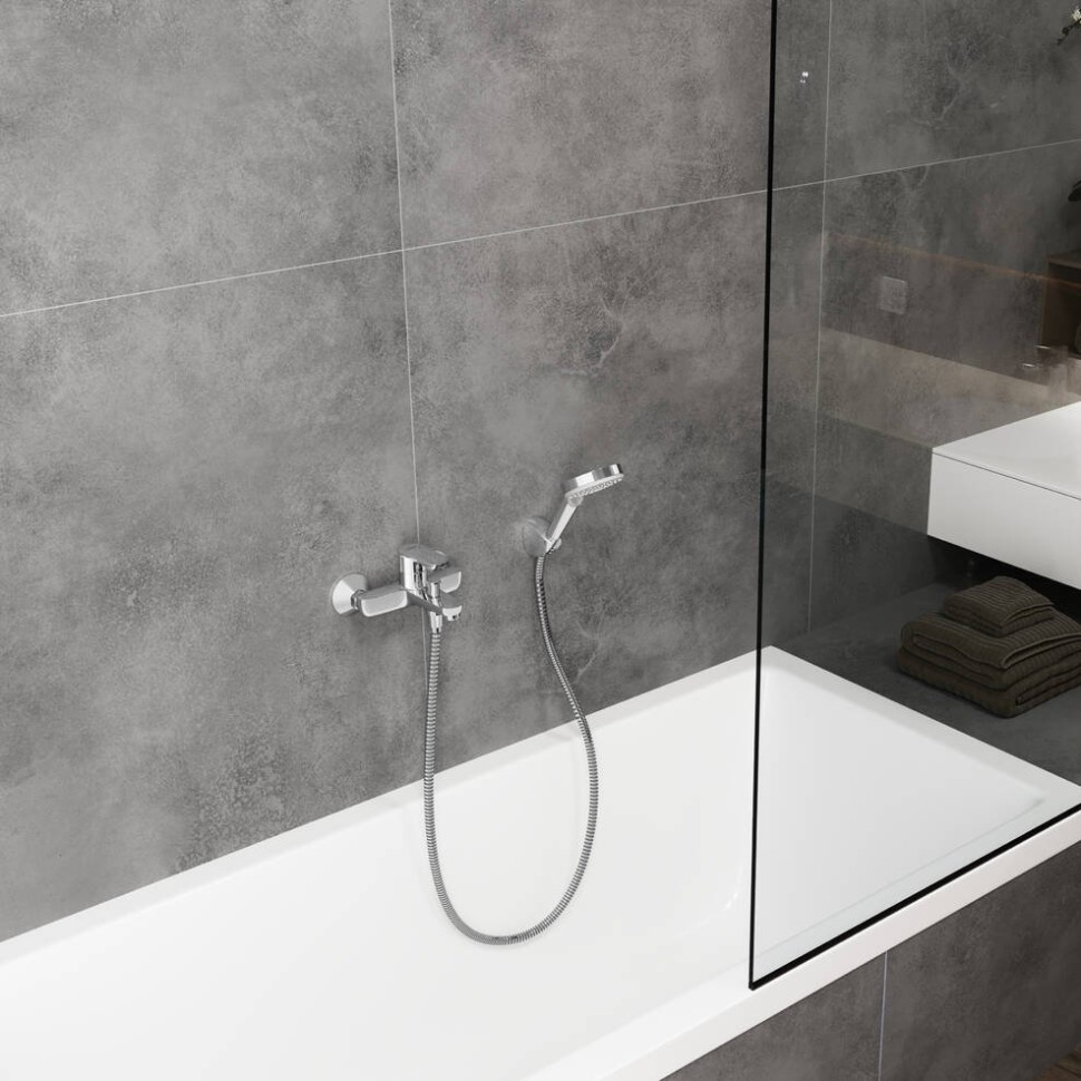 Смеситель для ванн, для душа Hansgrohe Vernis Blend хром (71440000)