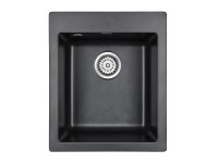 Мойка KANTE 40, IT-GRANIT, PM104249-BL, черный , 415х490 мм, Paulmark