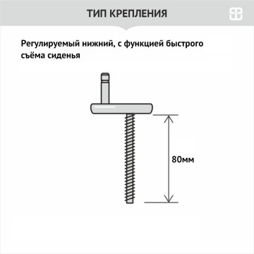 Сиденье для унитаза BERGES Nord SO