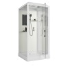 Душевая кабина Niagara Standart ST100/15Q (100х100х215) квадрат,поддон 15см,распашная,проф.белый,3 места
