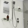 Душевая кабина Niagara Standart ST100/15Q (100х100х215) квадрат,поддон 15см,распашная,проф.белый,3 места