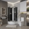 Душевая кабина Niagara Classic NG-3502-14BKT (100х100х210) средний поддон(26см),стекло тонированное,4 места