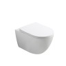 Унитаз подвесной Globo VT1-74T Tornado, цвет белый, ультратонкое soft-close сиденье
