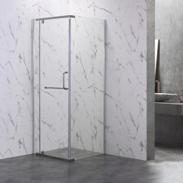 Душевой угол Veconi Rovigo RV-18, 1000x1000x2000, хром, стекло прозрачное