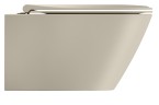 Унитаз подвесной безободковый GSI MODO+ 8415FR408 540 мм х 370 мм, с Swirlflush, с креплением, цвет Creta Matte (старый артикул 841508 / 8415FR208)