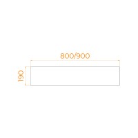 Экран для поддона RGW NB/LUX боковой (900)