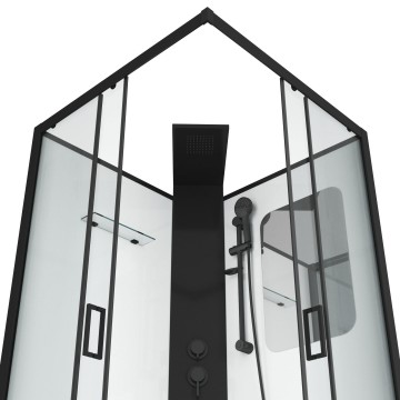 Душевая кабина Grossman Elegans GR251Q (90х90х217) дверь раздвижная,5 мест
