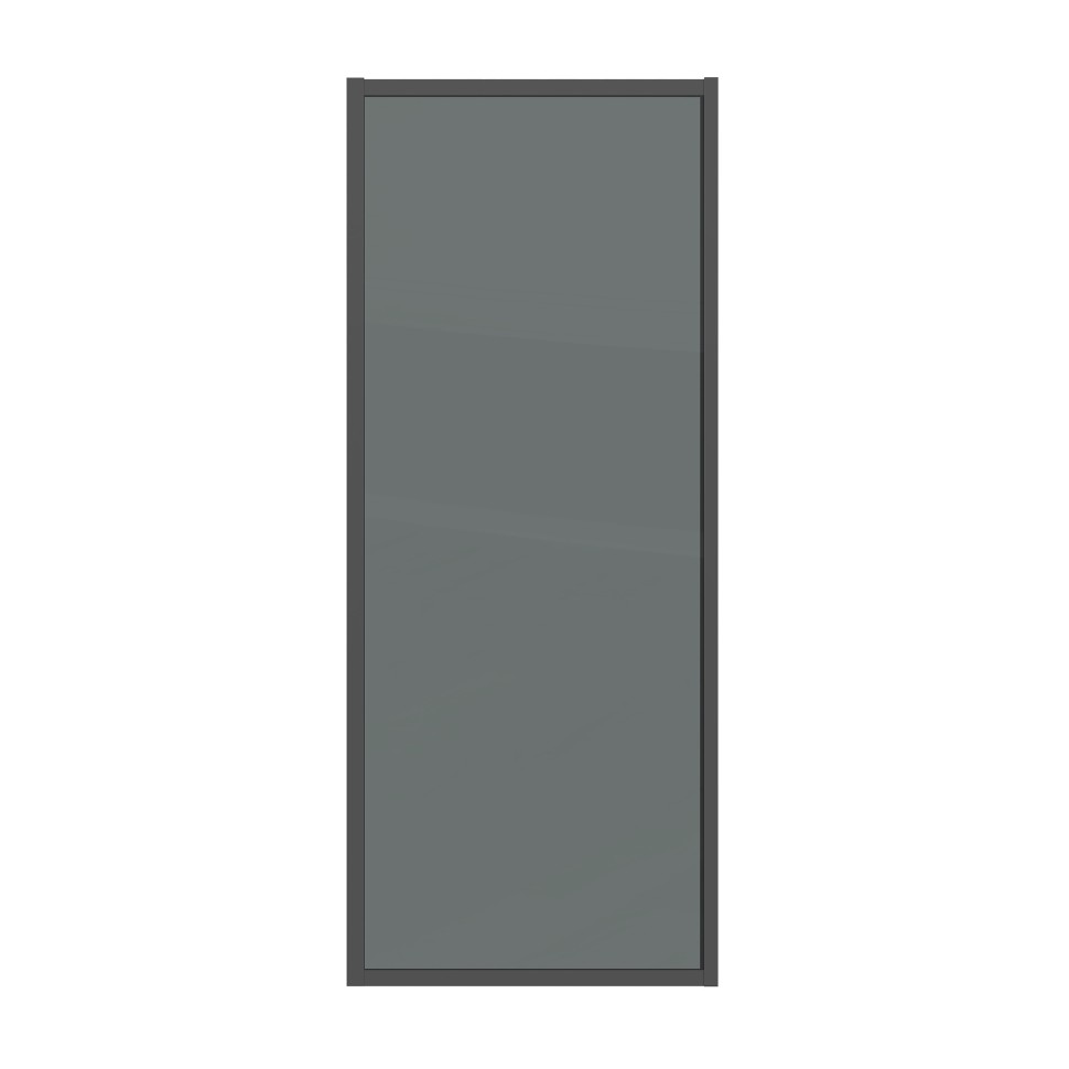 Боковая стенка Grossman Style 200.K33.05.90.21.10 (90х195) черный матовый,стекло тонированное, 1 место
