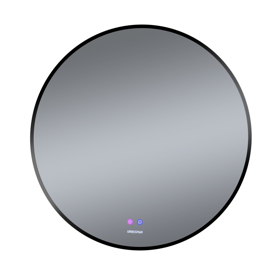 Зеркало COSMO-норма BLACK (800*800*45) LED с сенсорным выключателем и подогревом