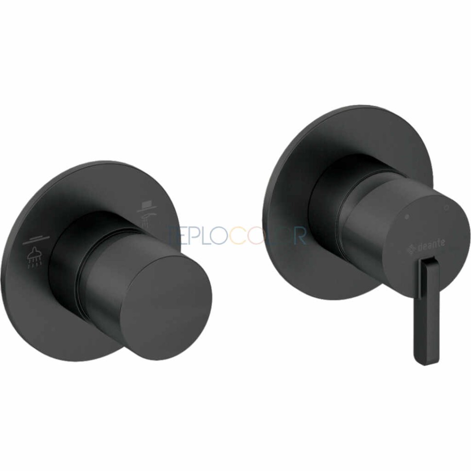 Смеситель для душа, с переключателем для душа - горизонтальная