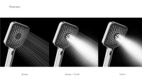 Ручной душ с шлангом Inspire VSHN-3I4HMB, черный