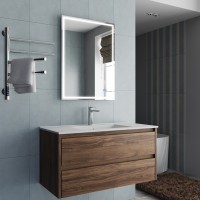 База под раковину Vincea  Gio 1000 подвесная, 2 выкатных ящика soft-close, C.Oak