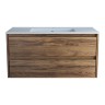 База под раковину Vincea  Gio 1000 подвесная, 2 выкатных ящика soft-close, C.Oak