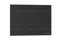 Кнопка смыва IBERICA BLANCA INOX-R нержавеющая сталь, черный матовый (IB.B015.04)
