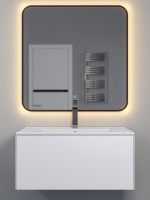 Тумба под раковину 75 см, Uperwood Parma Premium, белая