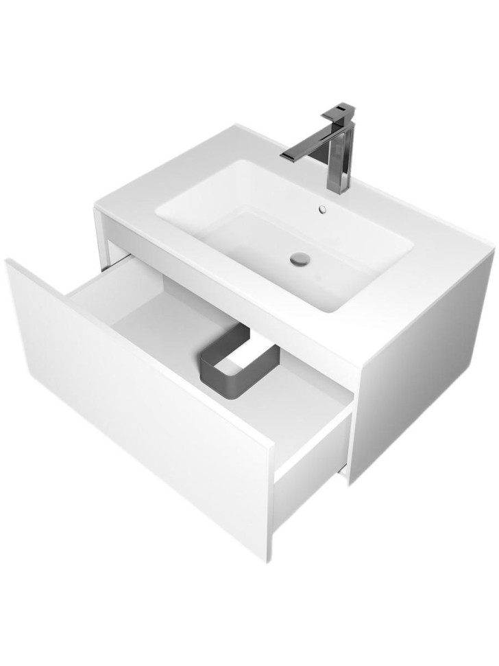 Тумба под раковину 75 см, Uperwood Parma Premium, белая