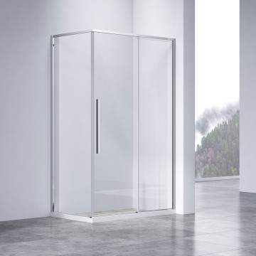 Душевой уголок Слим-Н (Slim-N) VSR-4SN9014CL, 1400*900, хром, стекло прозрачное